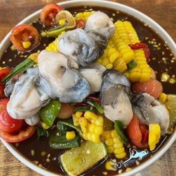 ตำลาวข้าวโพด หอยนางรม