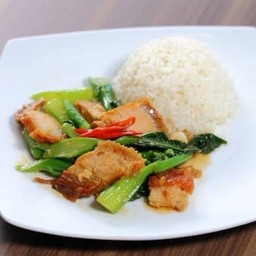 ข้าวผัดคะน้า