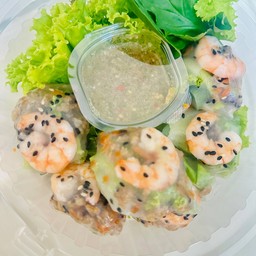 กุ้งลุยสวน (ลุยสวนส่วนผสมมีหมูนะค๊ะ)