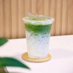 มัทฉะลาเต้เย็น