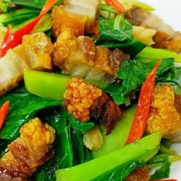 ผัดคะน้า (กับข้าว)