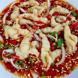 ยำปลาร้าตีนไก่