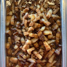 หมูสามชั้นรวนเค็มหวาน