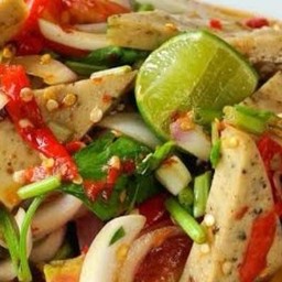 ยำหมูยอ ปลาร้า