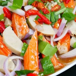 ยำปูอัดหมูยอ