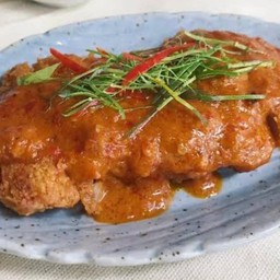 พะแนงไก่กรอบ(กับข้าว)