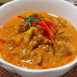 พะแนงหมู(กับข้าว)