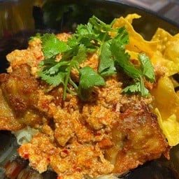 ขนมจีบไก่เด้ง(ทอด)ทรงเครื่อง