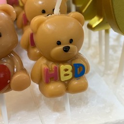 เทียนน้อนหมีHBD