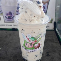 เฉาก๊วยมะพร้าวนมสดปั่น ขนาด 22 ออนซ์