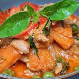 พะแนงไก่(กับข้าว)