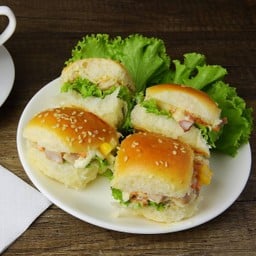 มินิบันแฮมเบคอน กล่อง 4 ชิ้น