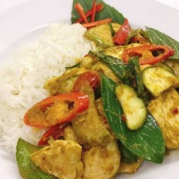ข้าวเขียวหวานไก่