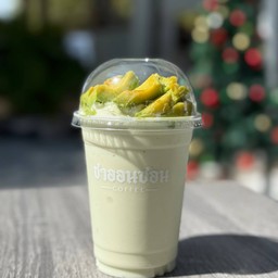 อโวคาโด น้ำผึ้ง นมสด ปั่น สมูทตี้