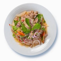 ยำวุ้นเส้นหมูสับ