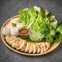 เมี่ยงไก่ย่างน้ำจิ้มแซ่บ ขนาด L