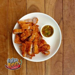 หมูสามชั้นทอดน้ำปลา หมักเข้าถึงเนื้อเน้นๆ