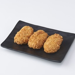 โคโรเกะ มันฝรั่งไส้หมูชุปแป้งขนมปัง(3ชิ้น)