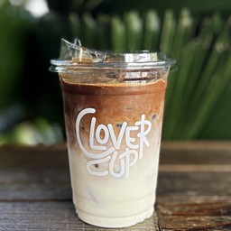 Iced coconut latte