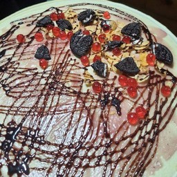 บลูเบอรี่+คอนเฟลก+โอริโอ้+เยลลี่แดง