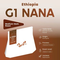 Ethiopia G1 Nana - Medium Dark 100G.
