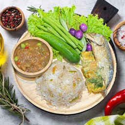 ข้าวคลุกน้ำพริกกะปิ (ชุดเซ็ท.ที่3)