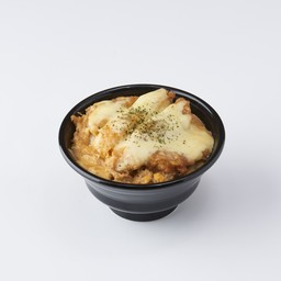 เซ็ตข้าวหน้าไก่ทอดโอบังราดไข่ใส่ชีส(ไซต์เล็ก)