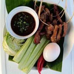 แอบแซ่บหมูพวง หน้าตลาดหมู่บ้านอรรถพร หนองเกตุใหญ่