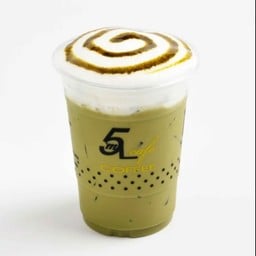 ชาเขียวผสมกาแฟ เย็น