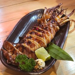 หมึกย่างซอสเทริ