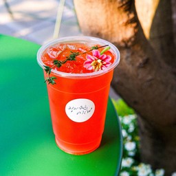 ชากุหลาบใสเย็น (ปกติไม่หวาน)