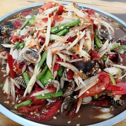 ตำหอยแครง