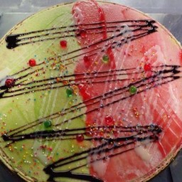 ใบเตย+สตอเบอรี่+rainbow+เยลลี่แดง