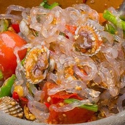 ตำเส้นแก้วหอยแครง