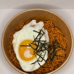 มาม่าเกาหลี+ไข่ดาว