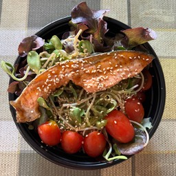 สลัดแซลมอนย่าง