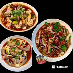 [เซตสุดฮิต] ยำปลาหมึกสาย สดๆทุกวัน + ยำกุ้งสด สดใหม่ ทุกวัน + ยำหอยแครงสดๆ ตัวใหญ่