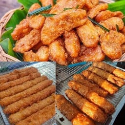 ข้าวเหนียวหมูทอด ตลาดอภัย