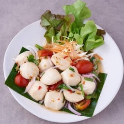 ยำแซ่บลูกชิ้นปลาภูเก็ต