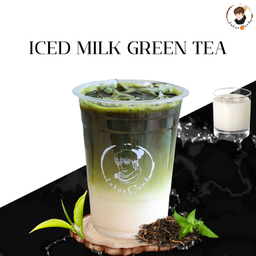 Milk green tea ชาเขียวนม - เย็น