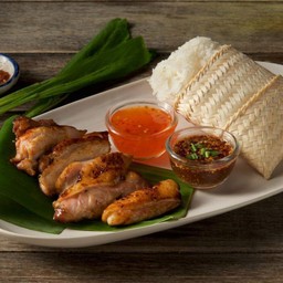 ไก่ย่างกะทิสด