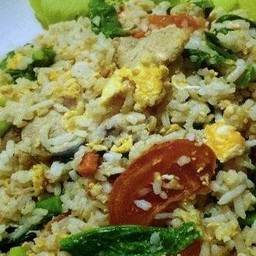 ข้าวผัดหมู,ไก่,