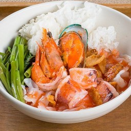 ก๋วยเตี๋ยวเย็นตาโฟทะเลน้ำ