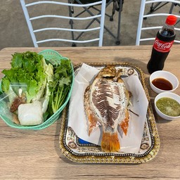 โคตรปลาทับทิมเผาS+แป๊ปซี่เล็ก