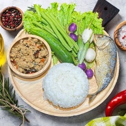 ข้าวน้ำพริก (ชุดเซ็ท.ที่1)