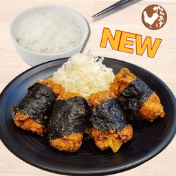 เซ็ตไก่โนริมากิ ซอสโชยุสูตรพิเศษ(4ชิ้น)