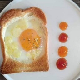 ปังไข่ดาวอบชีส