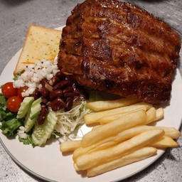 สเต็กซี่โครงหมู(ไซส์ล็ก)