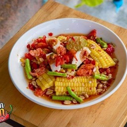 ตำข้าวโพดไข่เค็ม