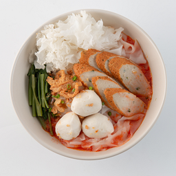 ก๋วยเตี๋ยวเย็นตาโฟลูกชิ้นปลาภูเก็ต
